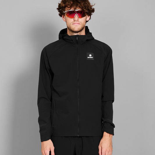 PACE FLEX HOODED JACKET | BLACK - SAYSKY