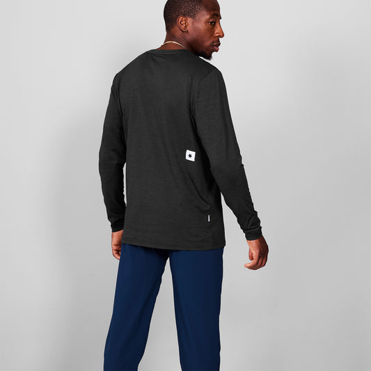 PACE LONGSLEEVE | CLEAN BLACK - SAYSKY
