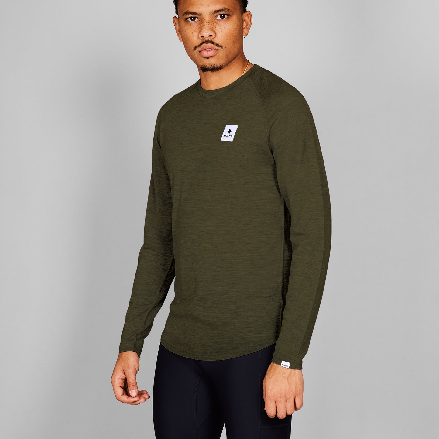 MERINO BASELAYER LONGSLEEVE | GREEN - SAYSKY