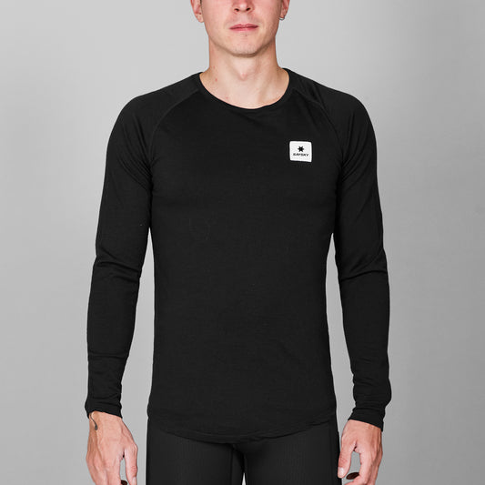 MERINO BASELAYER LONGSLEEVE | BLACK - SAYSKY