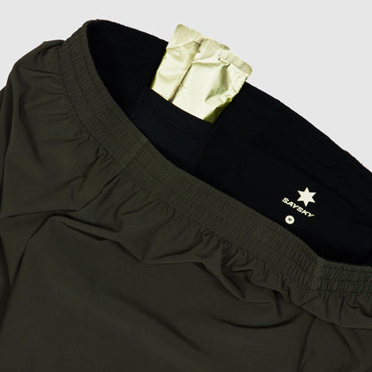 PACE 2 IN 1 SHORTS 5" | GREEN - SAYSKY
