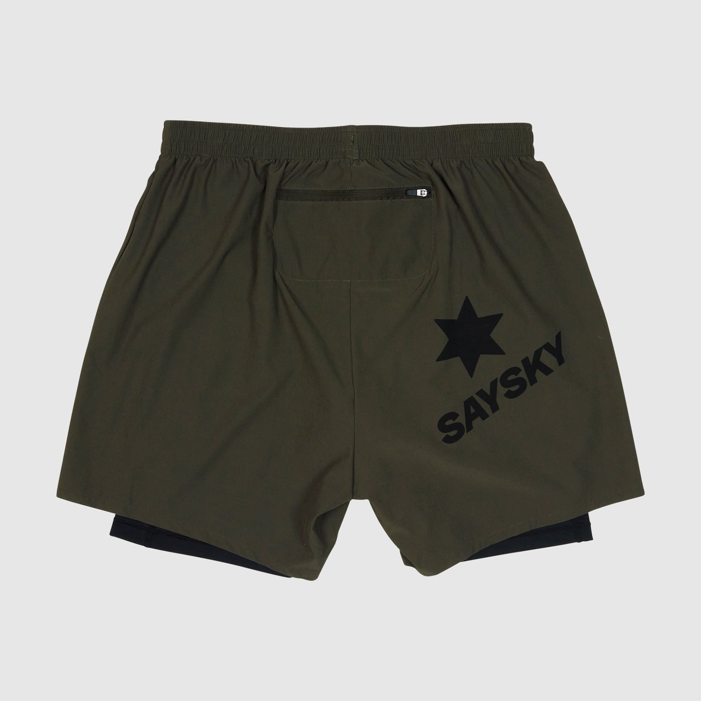 PACE 2 IN 1 SHORTS 5" | GREEN - SAYSKY