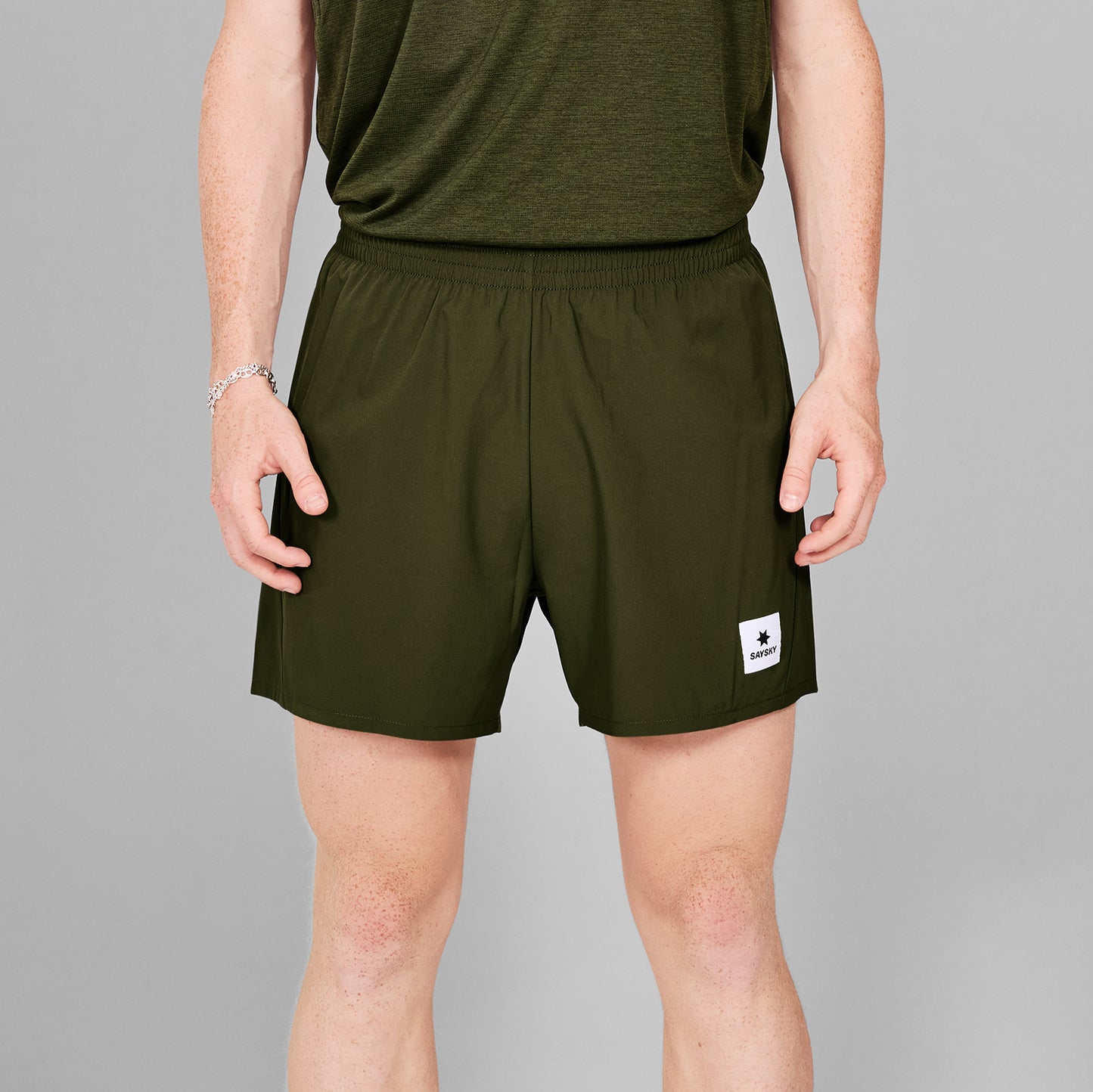 PACE SHORTS 5" | GREEN - SAYSKY