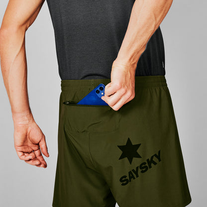 PACE SHORTS 5" | GREEN - SAYSKY