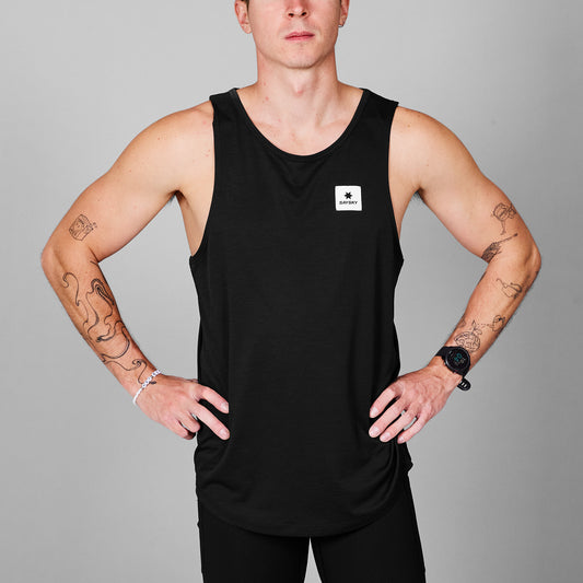 COMBAT SINGLET | CLEAN BLACK - SAYSKY