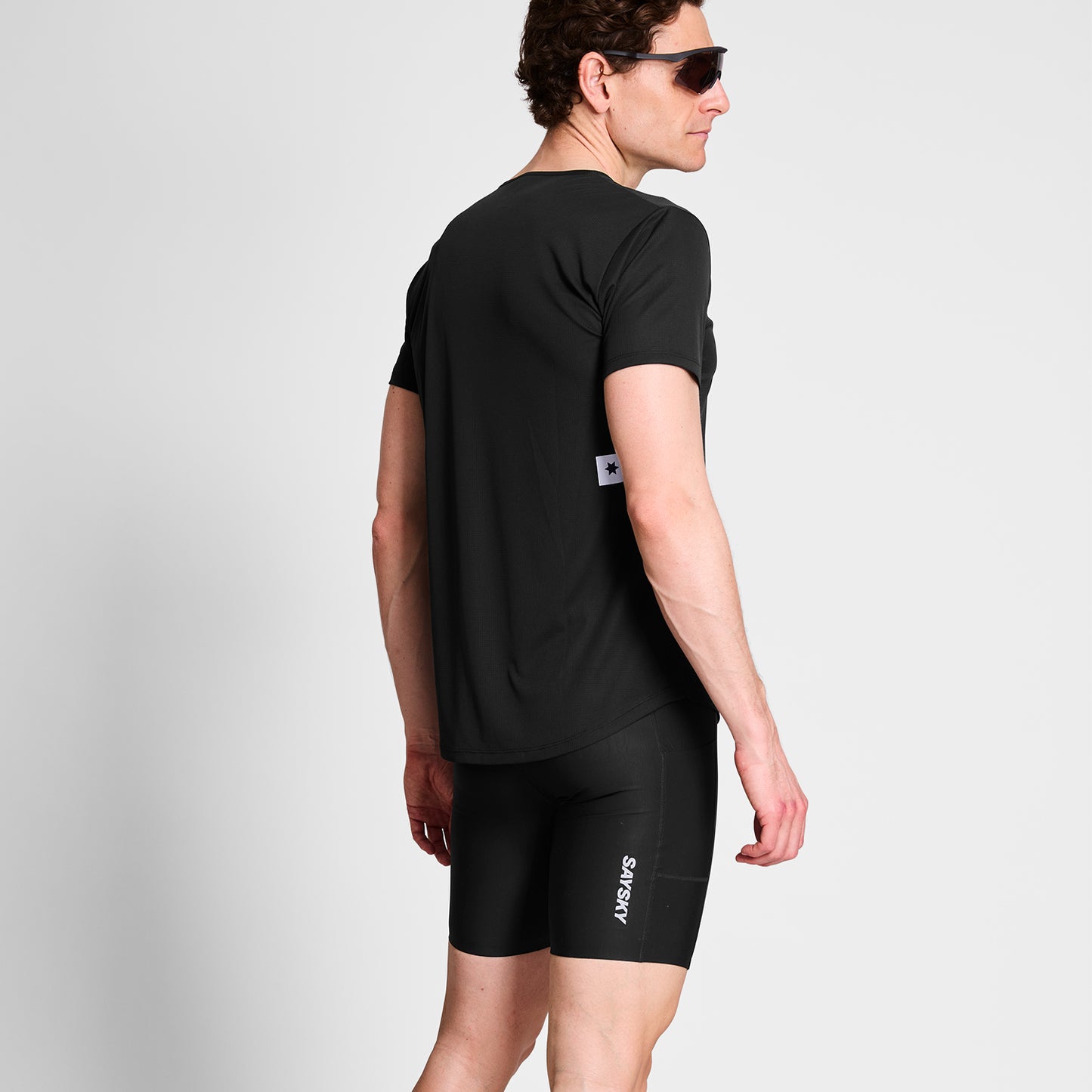 FLOW+ RACE SHORT TIGHTS 7'' | BLACK - SAYSKY