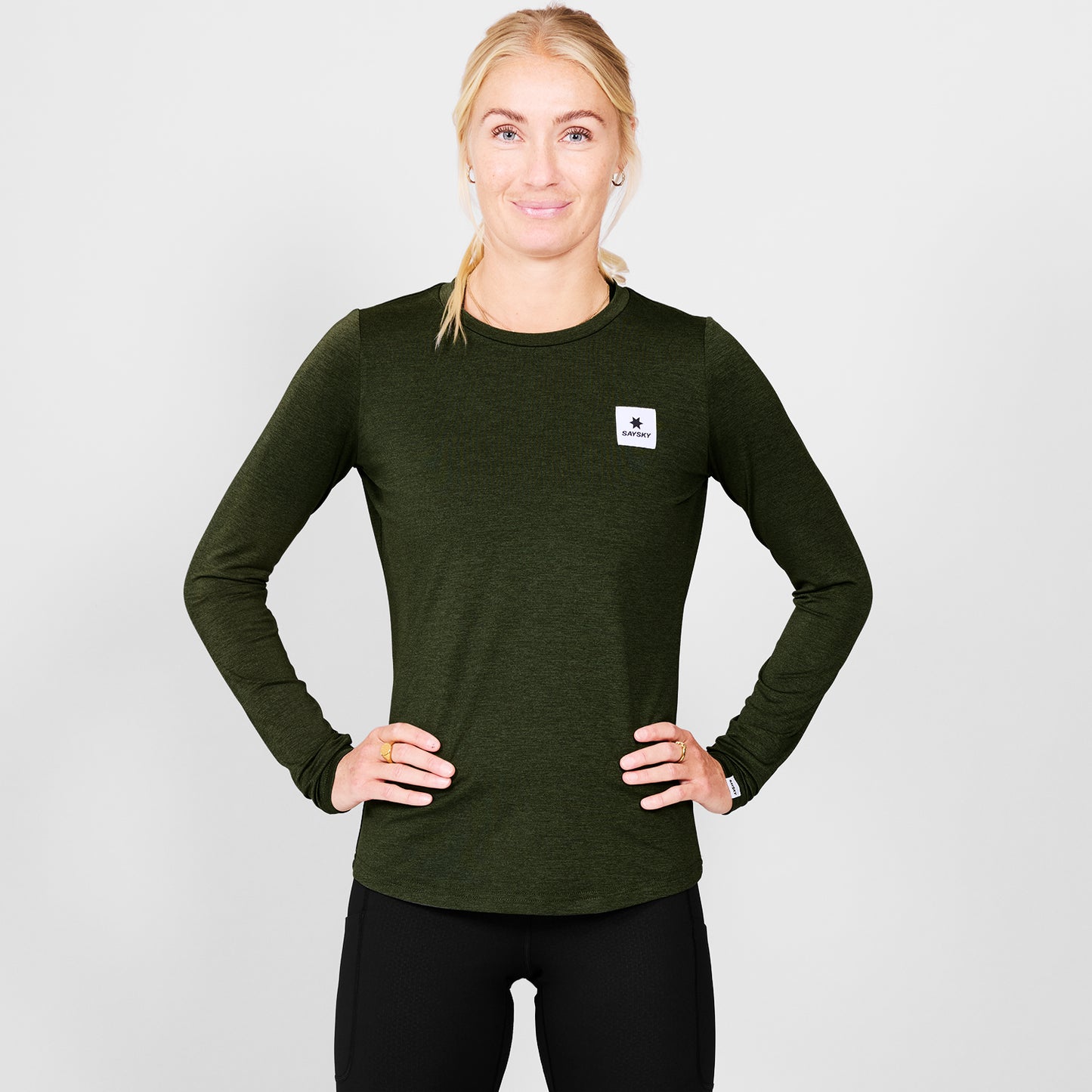 W PACE LONGSLEEVE | CLEAN GREEN - SAYSKY
