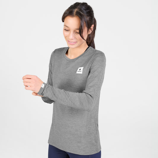 W PACE LONGSLEEVE CLEAN | GREY
