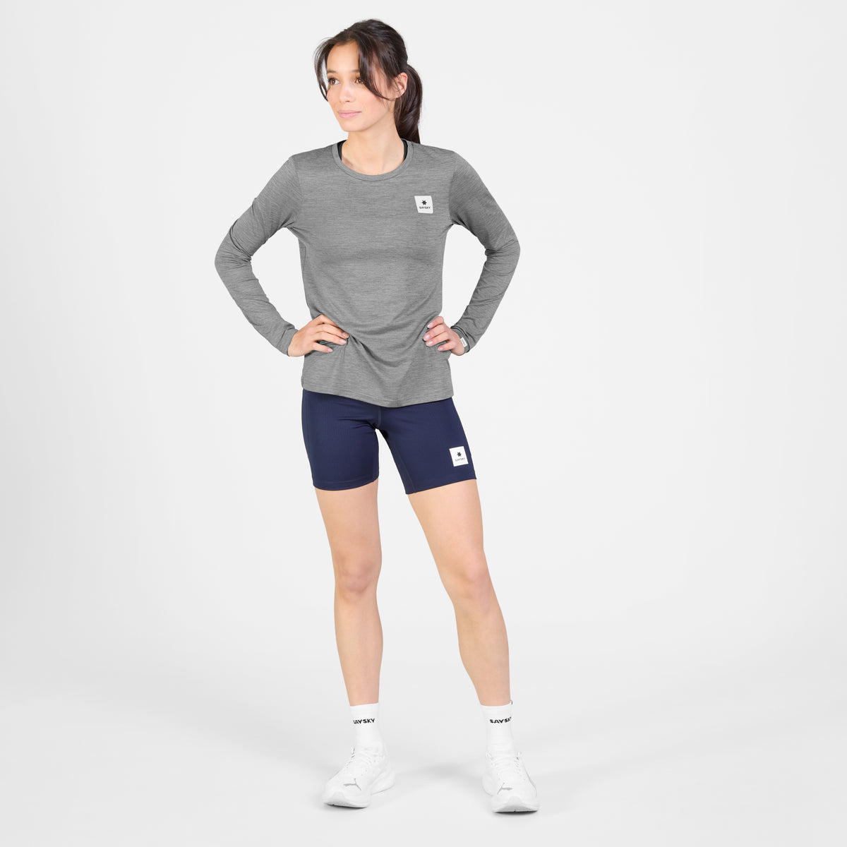 W PACE LONGSLEEVE CLEAN | GREY