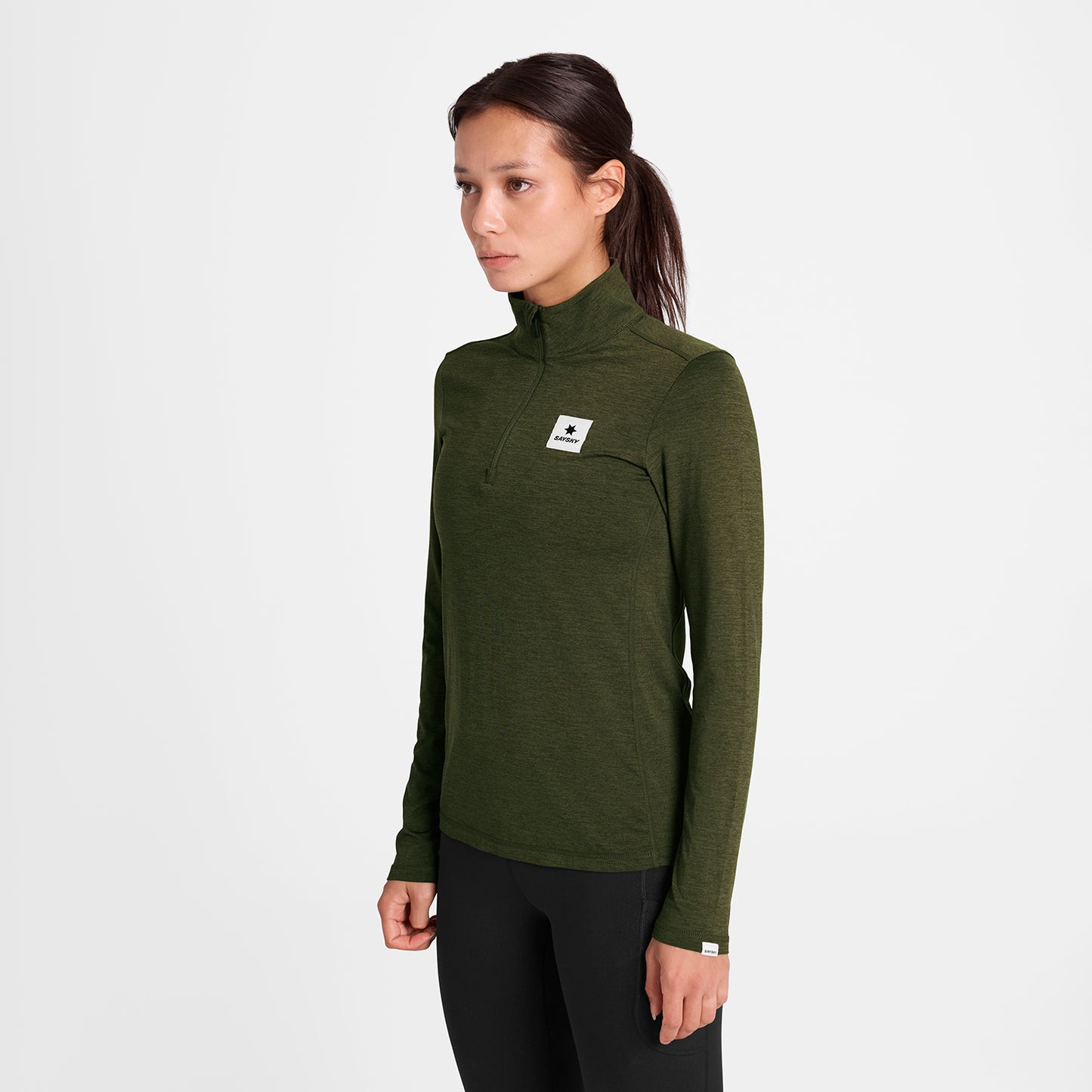 W PACE HALF-ZIP LONGSLEEVE | GREEN - SAYSKY