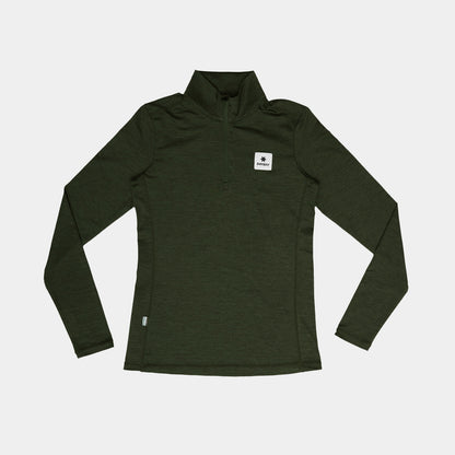 W PACE HALF-ZIP LONGSLEEVE | GREEN - SAYSKY