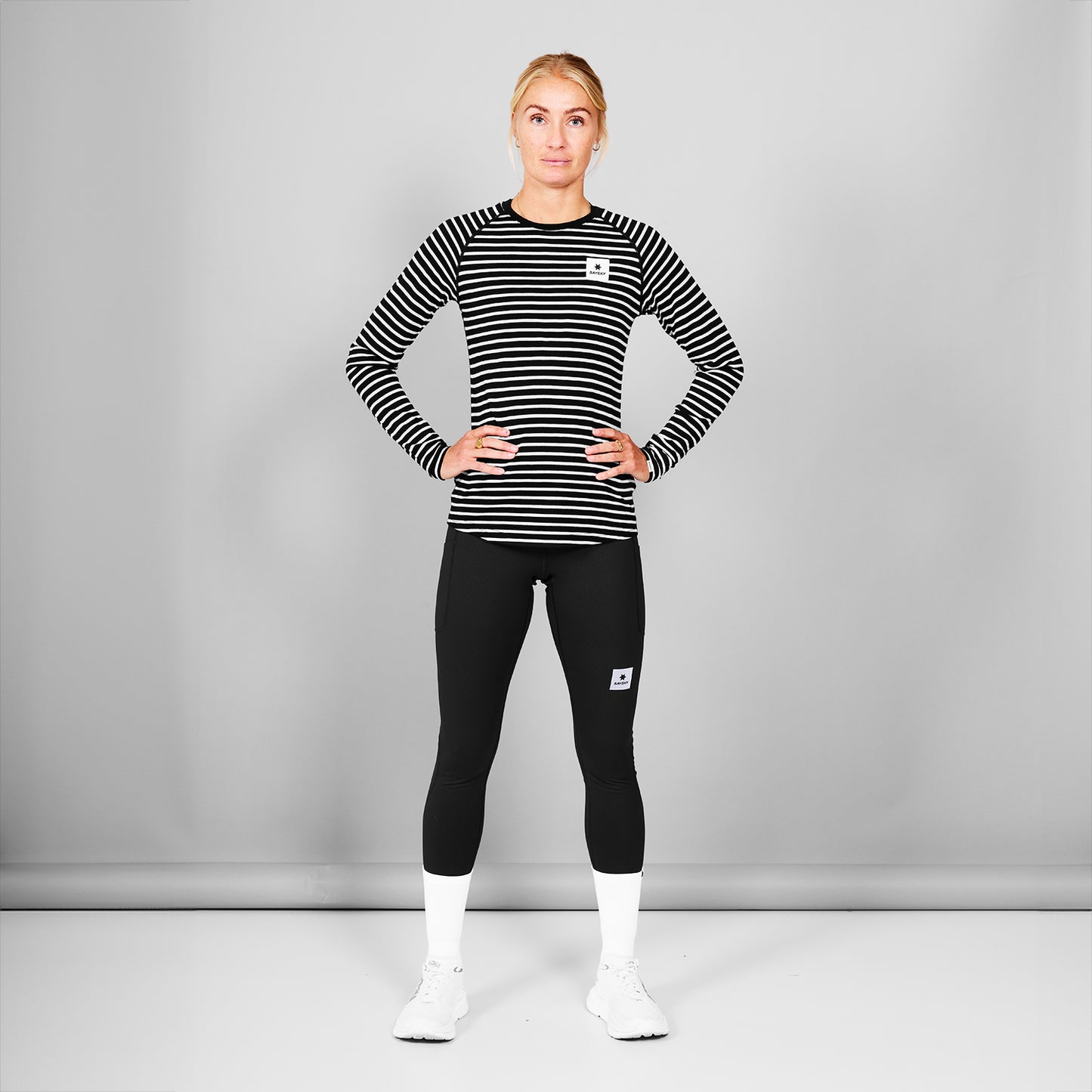 W MERINO BASELAYER LONGSLEEVE | STRIPES - SAYSKY