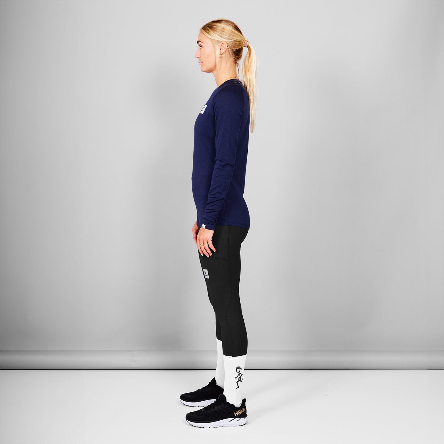 W MERINO BASELAYER LONGSLEEVE | BLUE - SAYSKY