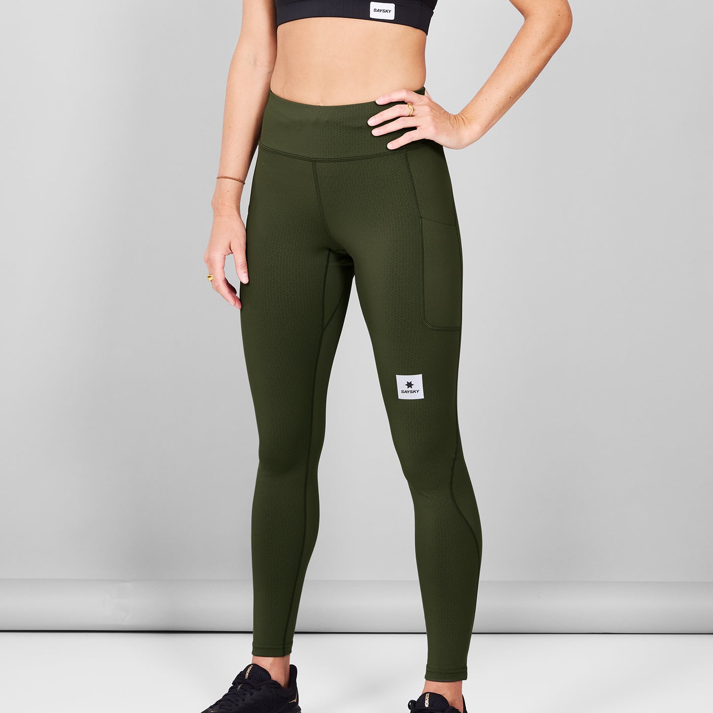 W COMBAT+ LONG TIGHTS | GREEN - SAYSKY