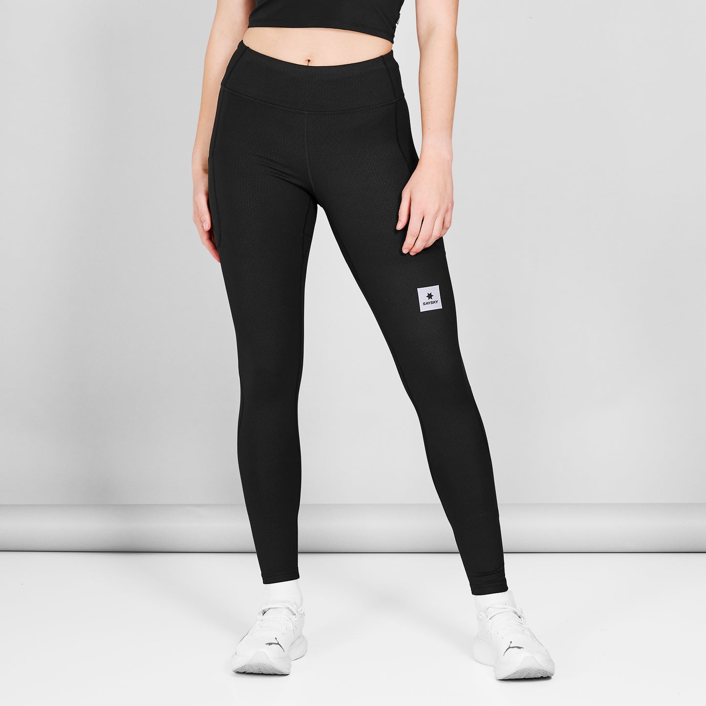 W PACE+ LONG TIGHTS | BLACK - SAYSKY