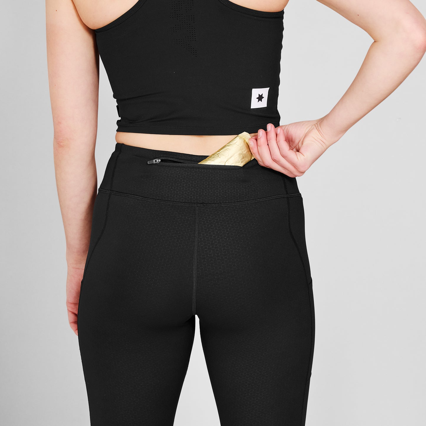 W PACE+ LONG TIGHTS | BLACK - SAYSKY