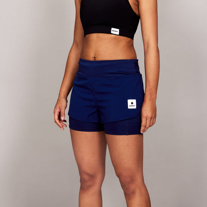 W PACE 2 IN 1 SHORTS 3" | BLUE - SAYSKY