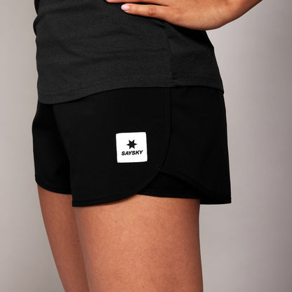 W PACE SHORTS 3" | BLACK - SAYSKY