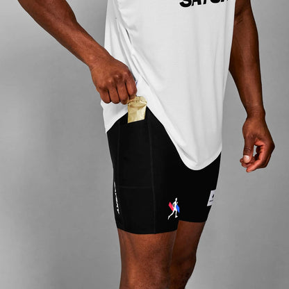 FLOW+ RACE SHORT TIGHTS 7'' | BLACK - BML X SAYSKY