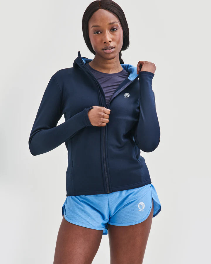 ÅSUNDEN LADIES FULL ZIP HOODIE NAVY - YMR