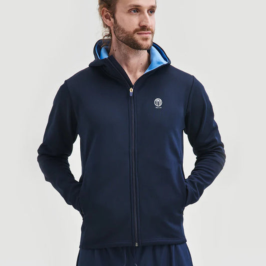 ÅSUNDEN MEN'S HOODIE | FULL ZIP  NAVY - YMR