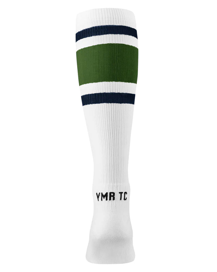 ÅSUNDEN COMPRESSION SOCKS OFF-WHITE/GREEN - YMR