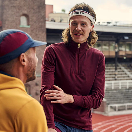 VÄSTANEDE MERINO LONGSLEEVE | BURGUNDY - YMR