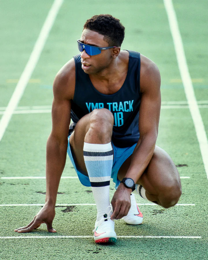 ÄNGGÅRDEN MEN'S SINGLET NAVY/BLUE - YMR