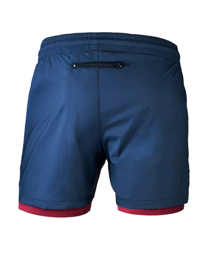 TOREKOV 2 IN 1 SHORTS NAVY - YMR